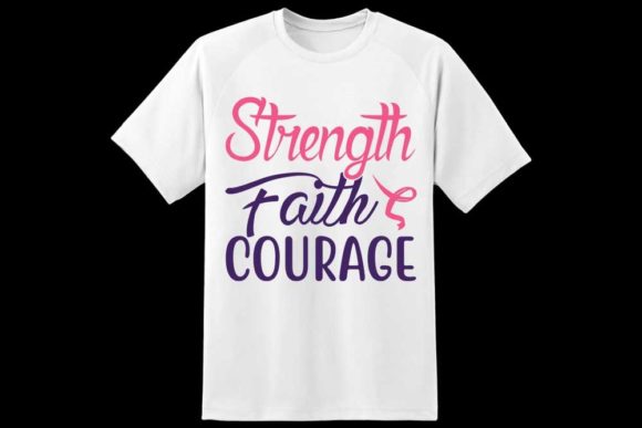 Breast Cancer Svg Design Bundle Strength