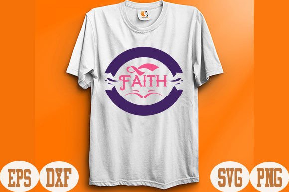 Breast Cancer T-shirt Design, Faith: A Designer’s Practical Take