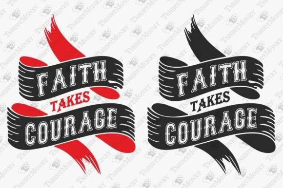 Embroidery Design Review: Faith Takes Courage Bible Verse