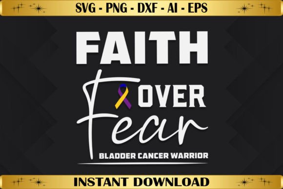 Embroidery Review: Faith Over Fear Bladder Cancer Warrior