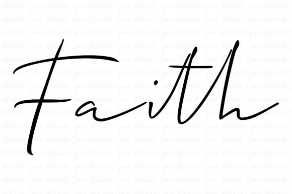 Faith Black Scripted Inspirational Image Review: A Designer’s Perspective