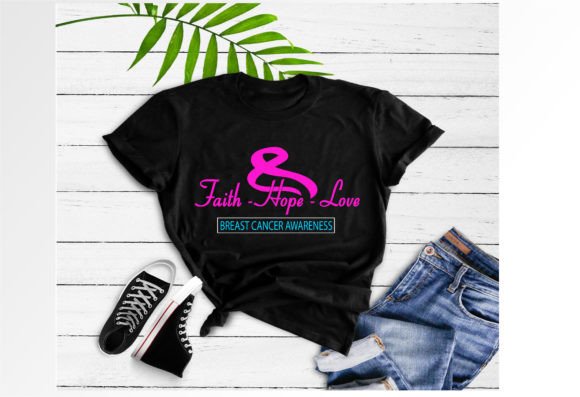 Review of Faith Hope Love Breast Cancer Awareness Design