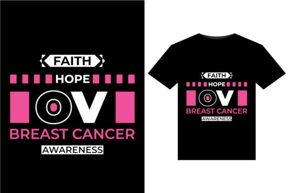 Review of Faith Hope Love Breast Cancer T-Shirt Design